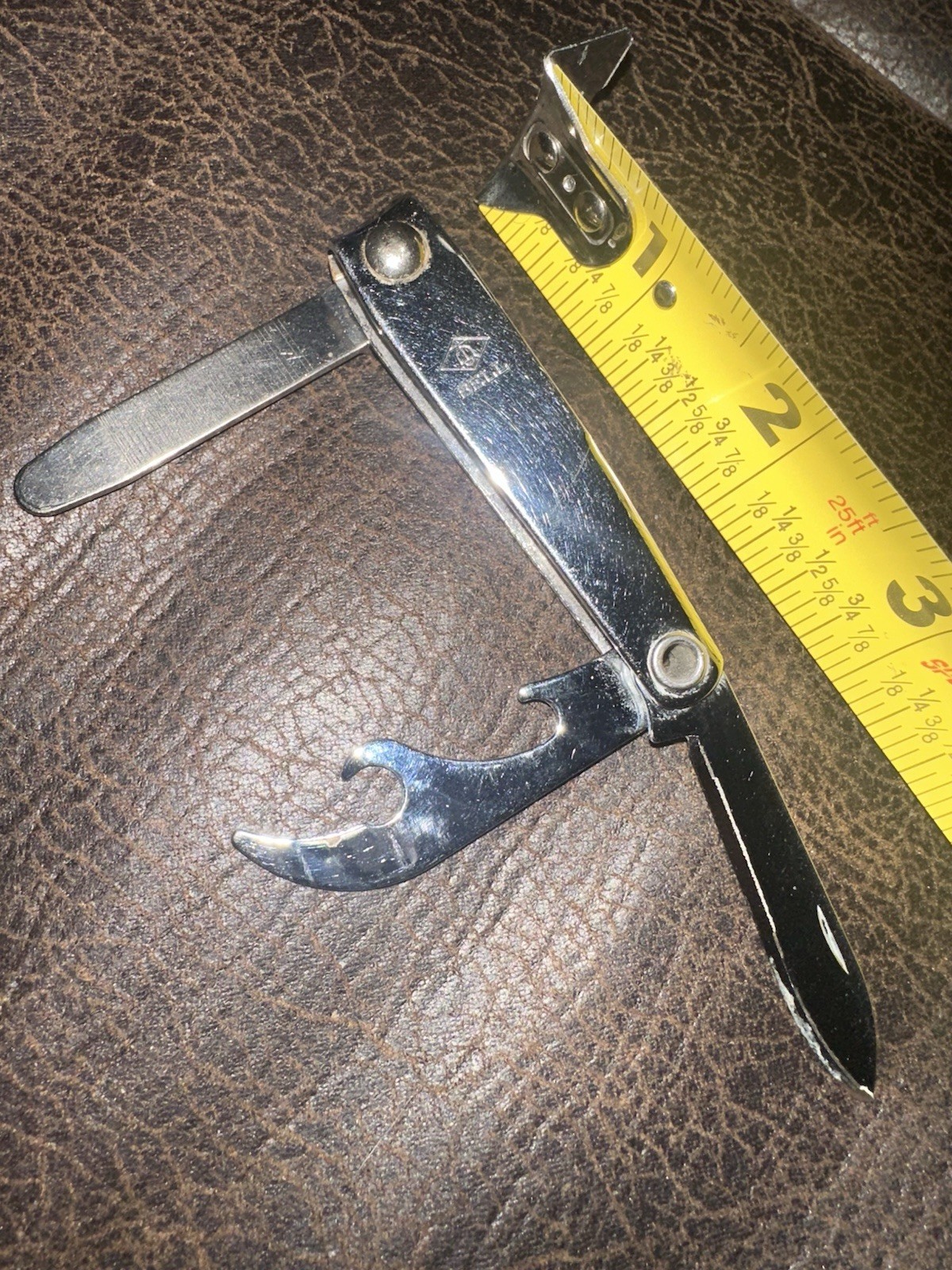 BELL 2.5″ Multi Tool Nail Clipper Stainless Steel with Knife & Bottle Opener
