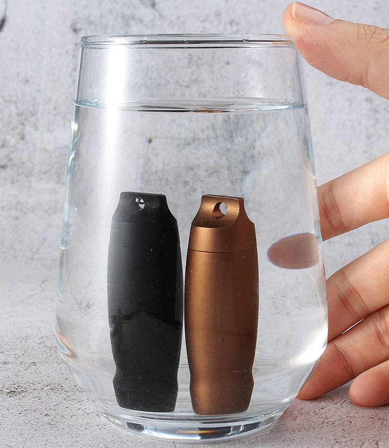 EDC Pocket Aluminium Alloy Outdoor Survival Waterproof Box Travel Keychain Tank
