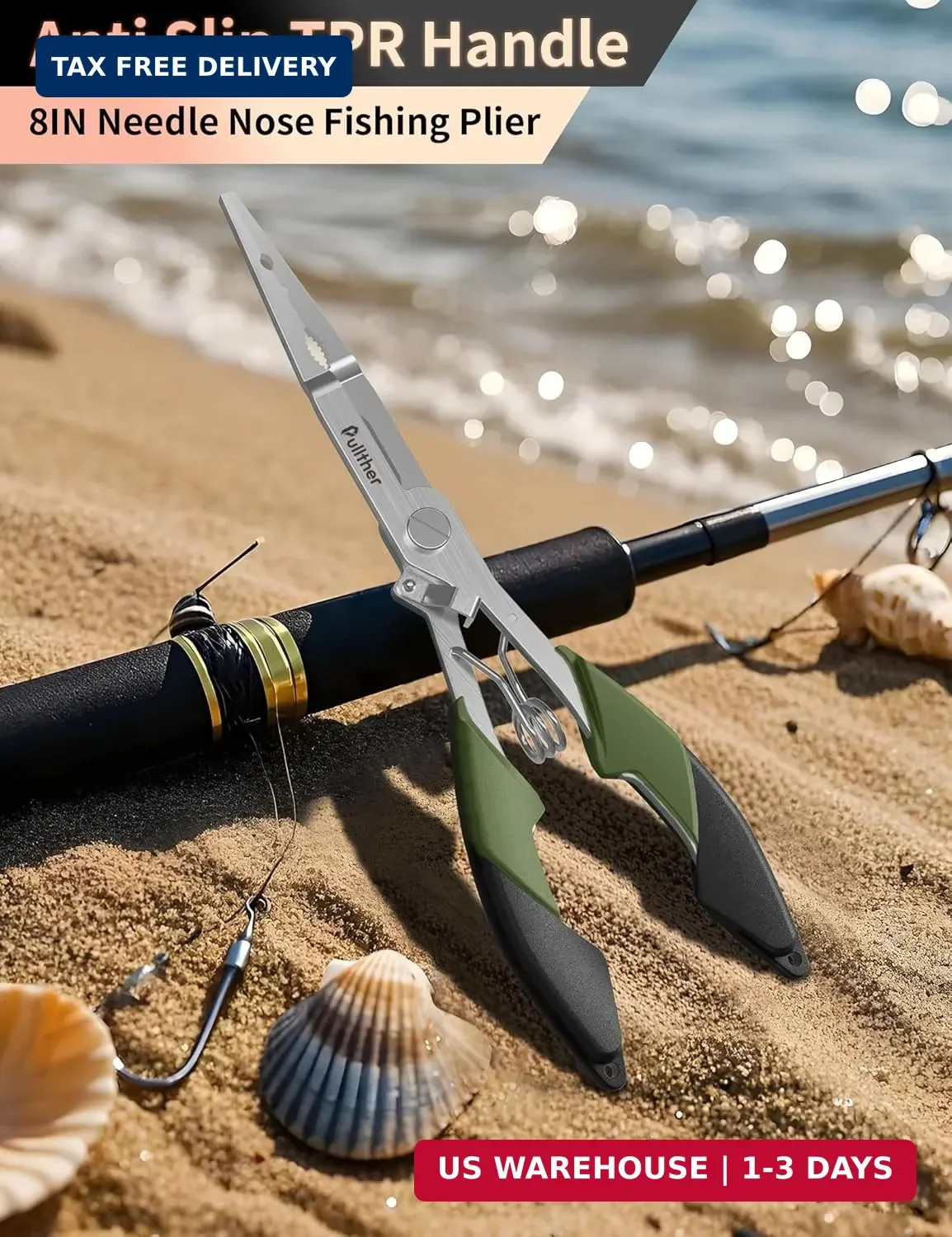Fishing Gear,Hook Remover Fishing Pliers,Stainless Steel Fishing Tools,Multitool
