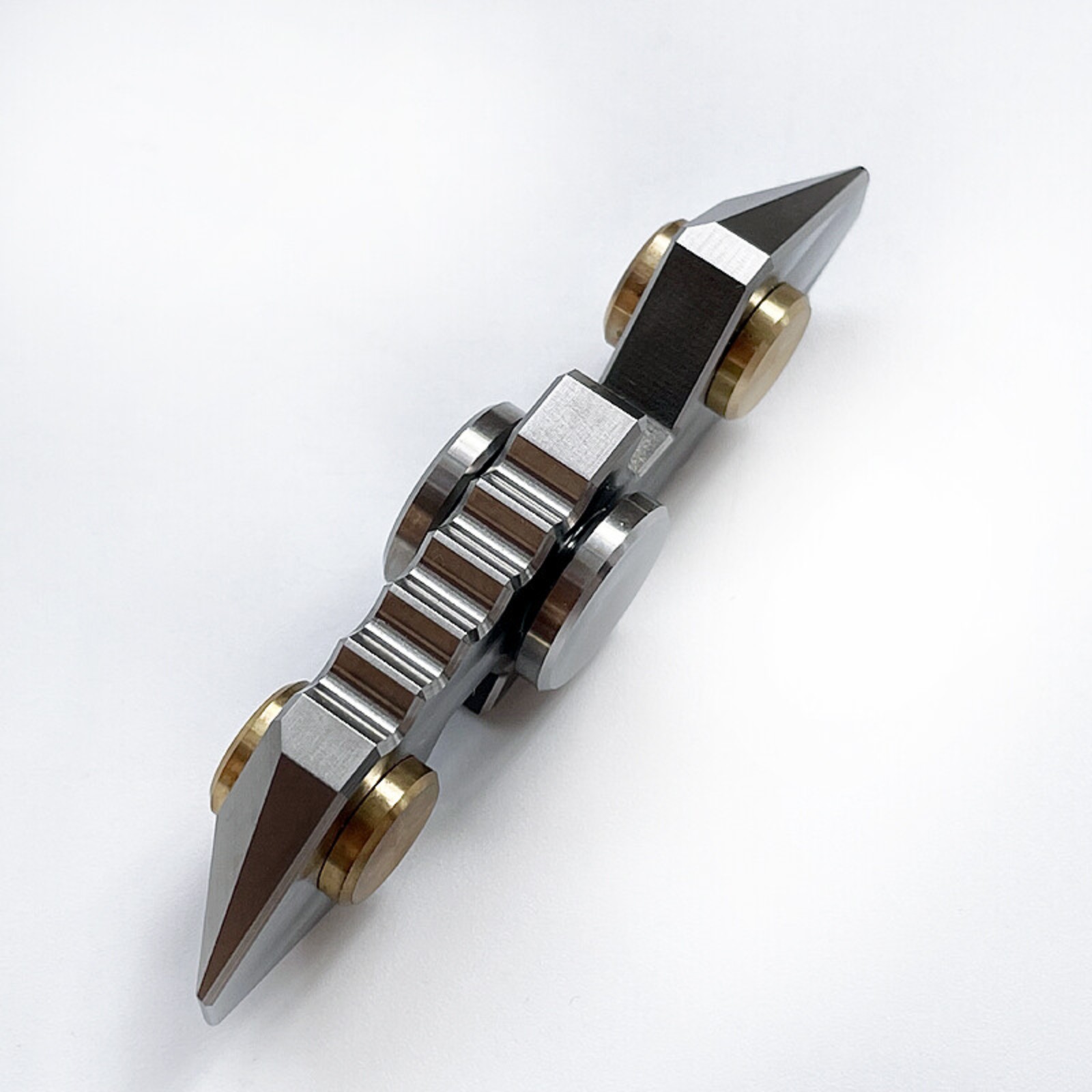 Titanium Gyroscope Fingertips Spinning Top Gearwheel Toy Pry Bar Tool