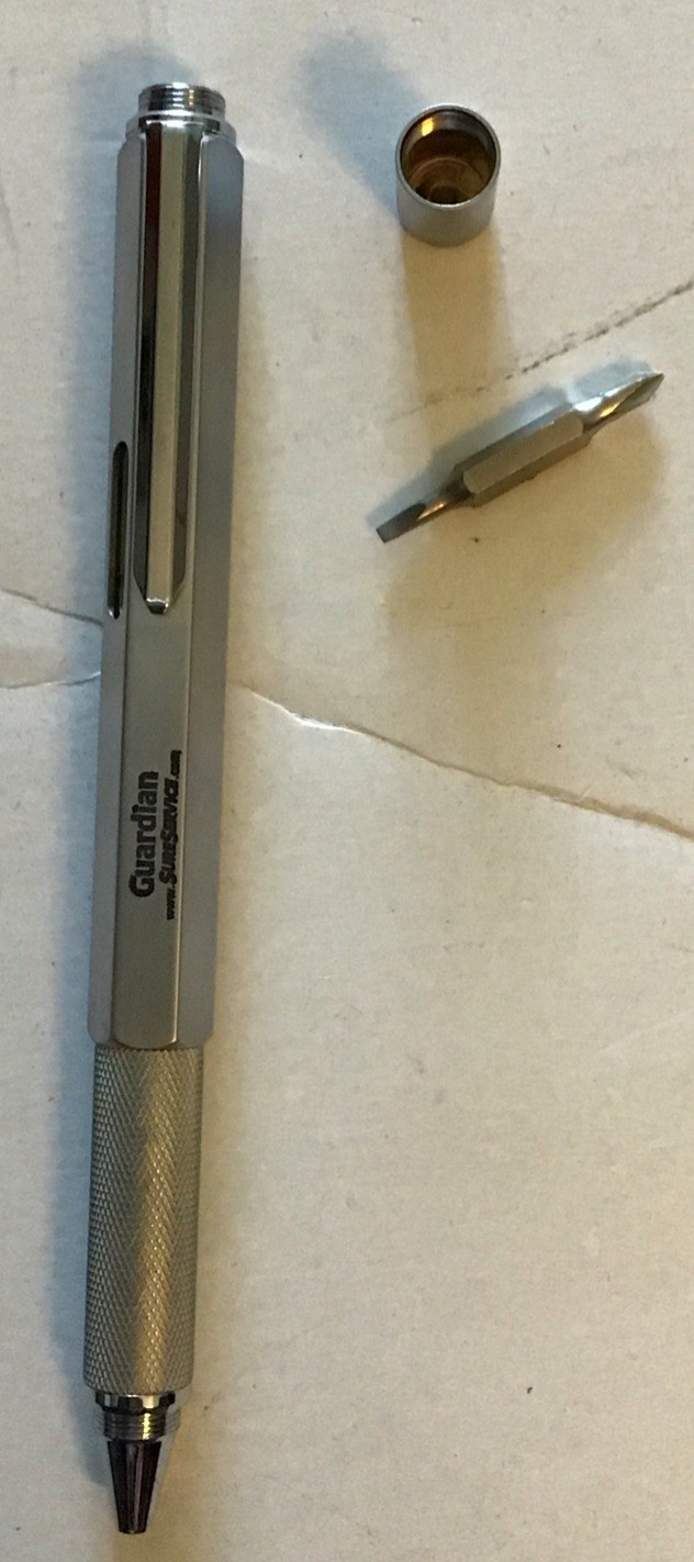 Bettoni 5 In 1 Multi Tool Pen Set with Ruler Level Ballpoint Pen