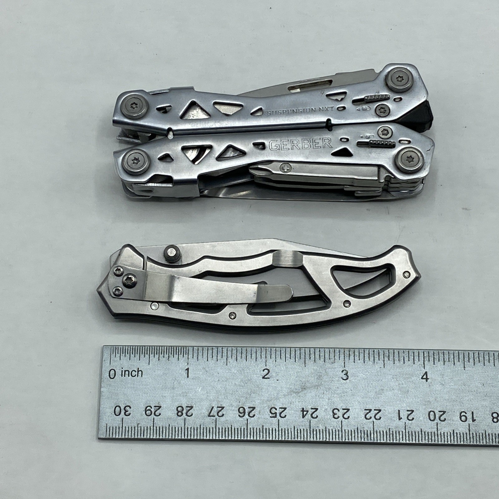 Gerber Suspension NXT & Paraframe I Knife Combo – Silver