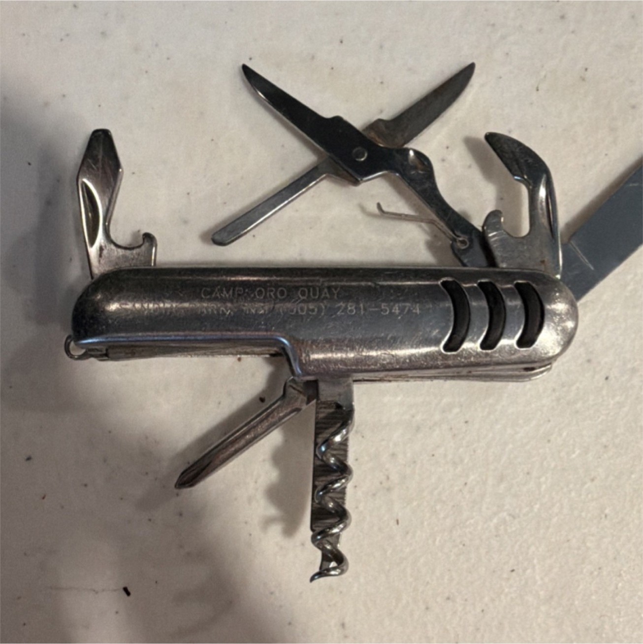 Victorinox Climber Swiss Army Knife Custom Engraved Camp Oro Quay Sandia Park NM
