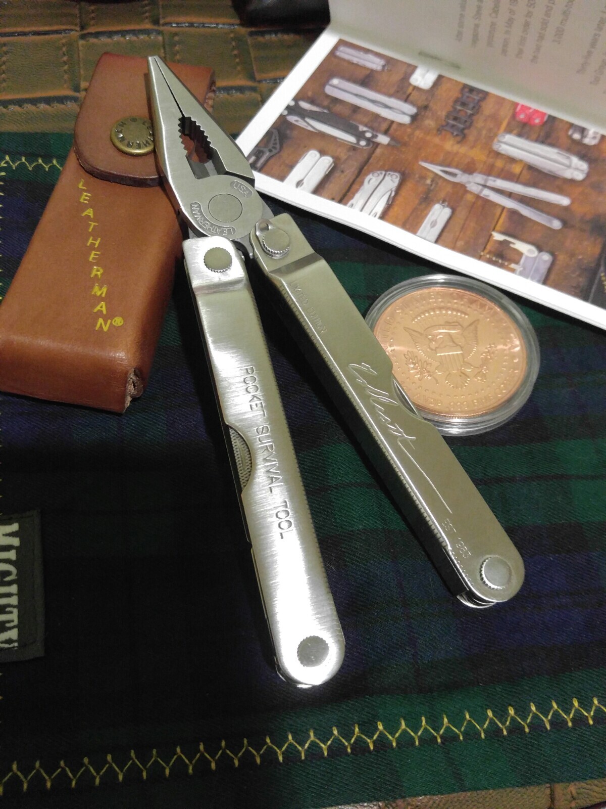 NEW! ENGRAVED USA HERITAGE COLLECTORS EDITION LEATHERMAN *ORIGINAL PST* LIMITED!