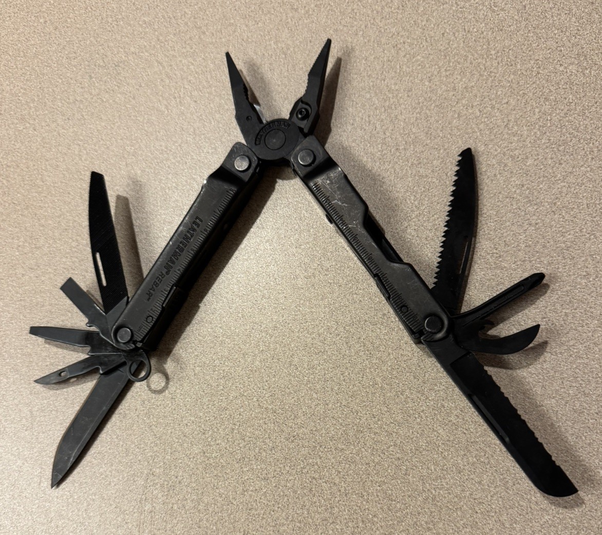 Leatherman Rebar Multi-Tool! Free Shipping! BLACK OXIDE!