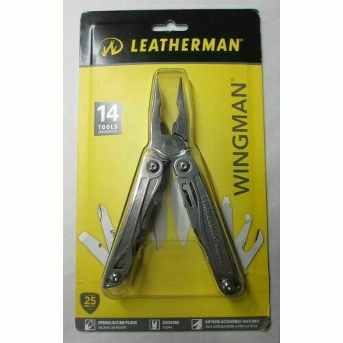 Leatherman Wingman 14 Tools Multi-Tool – Stainless Steel 831425