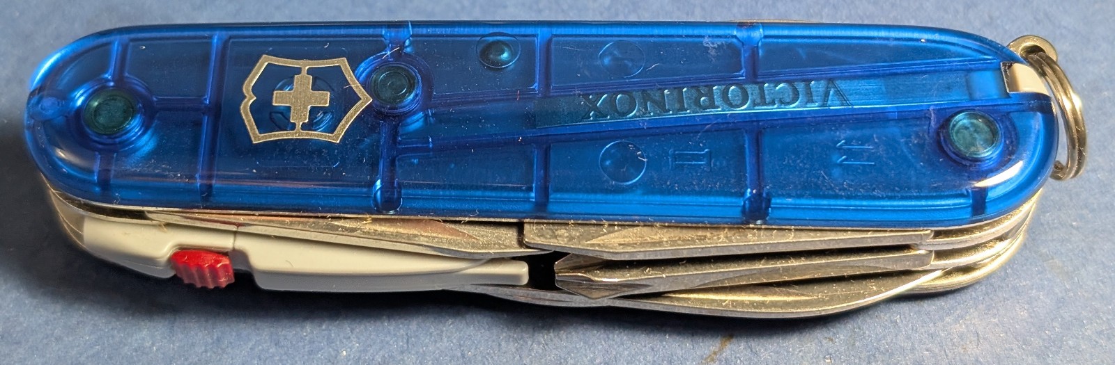 Victorinox Swiss Army Knife, Spartan Blue Lite Translucent, 1.7804.T2 New In Box