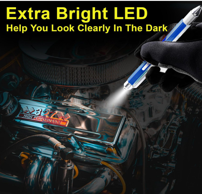 Gadget multifunción con LED, regalo perfecto para hombres y adolescentes.