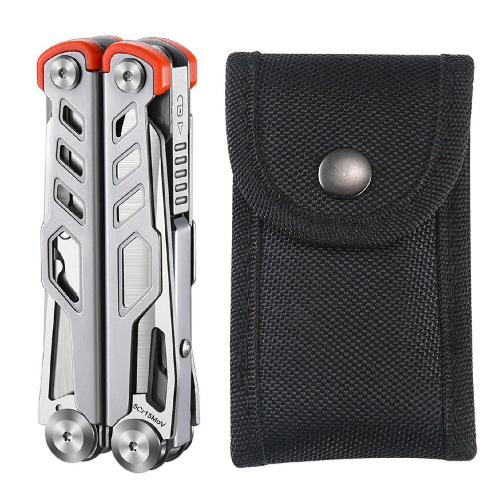 Outdoor Camping Hiking Stainless Steel Folding Multi Tool EDC Pliers