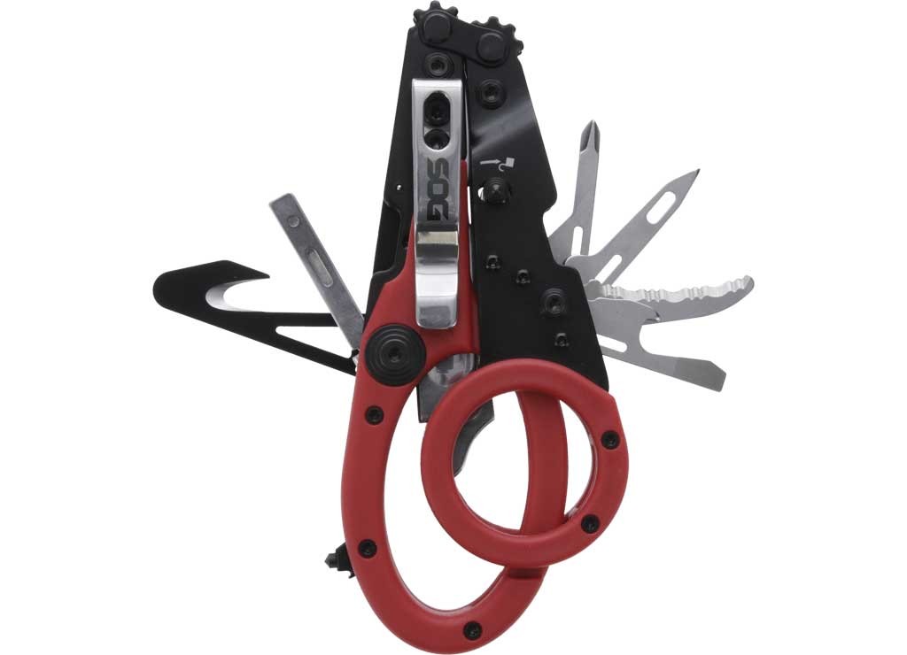 SOG SOG-23-125-02-43 2″ Parashears Multi-Tool Red