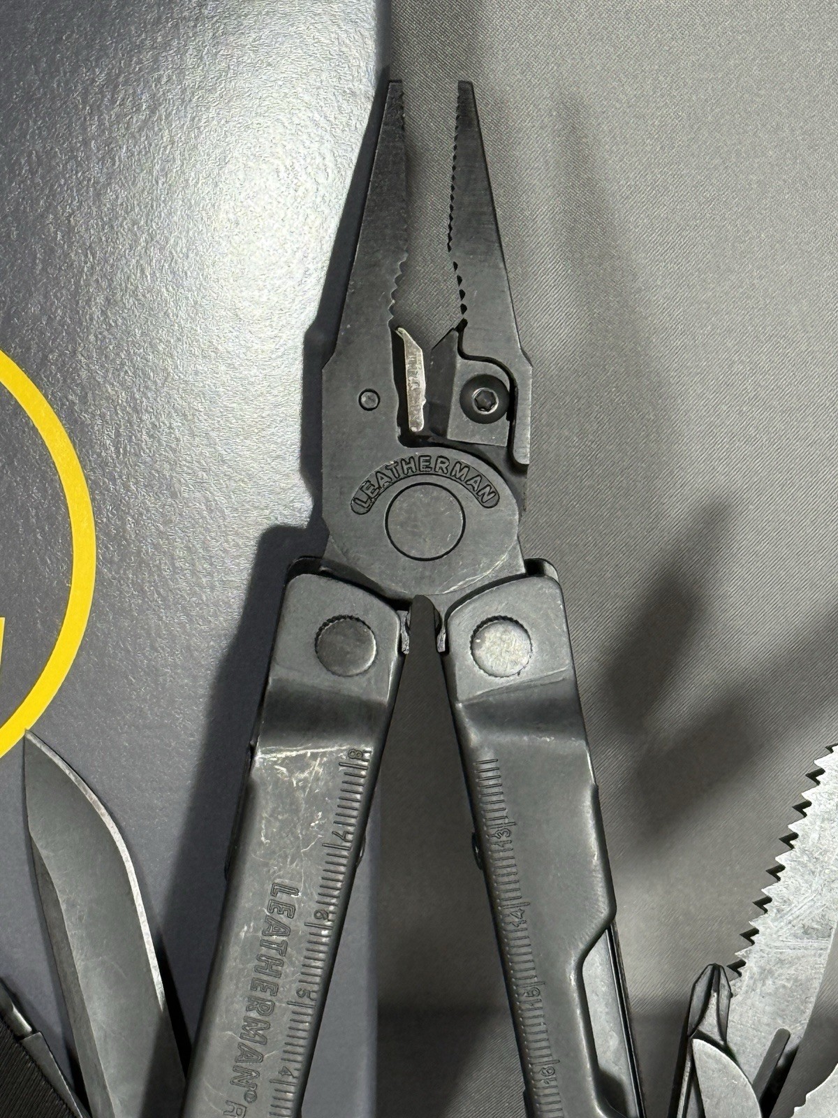LEATHERMAN Rebar Multitool Replaceable Wire Cutters & Saw, Black