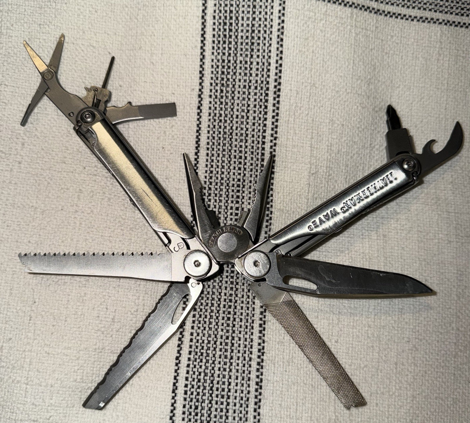 Leatherman Wave Original Multi Tool Stainless USA Older Gen Discontinued