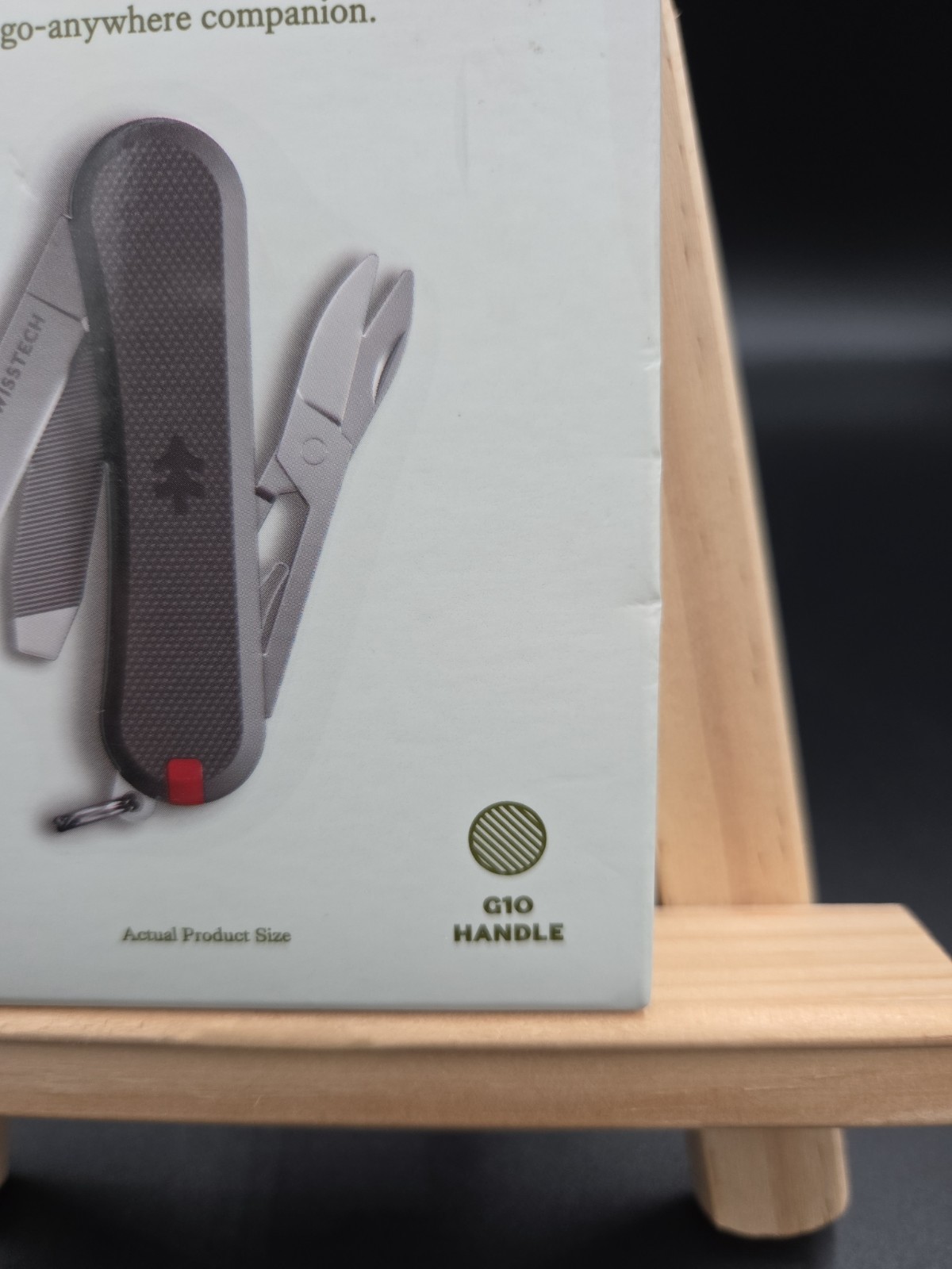 Swiss Tech Listig 7-in-1 Folding Multi-Tool, Compact Single Edge Pocket Knife