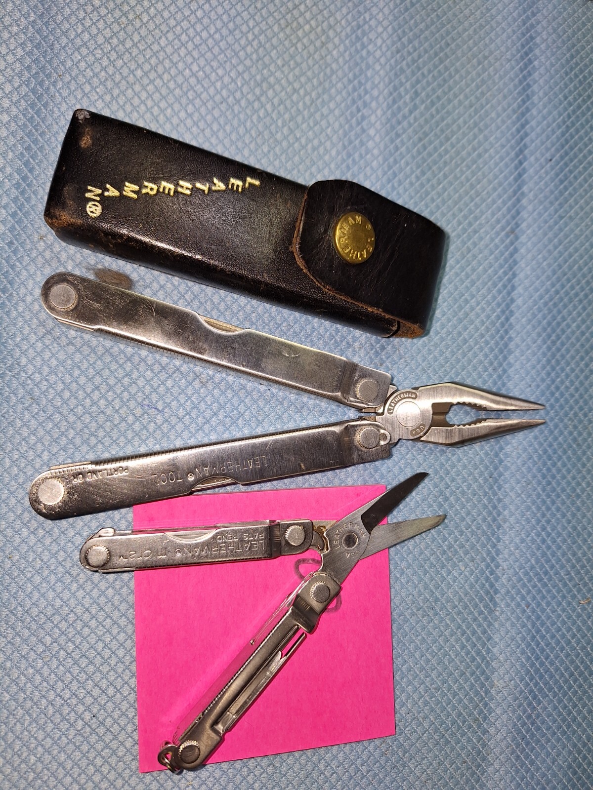 1 LEATHERMAN ORIGINAL PST Multi Tool DATE 97 BONUS MICRA NICE LOT 900