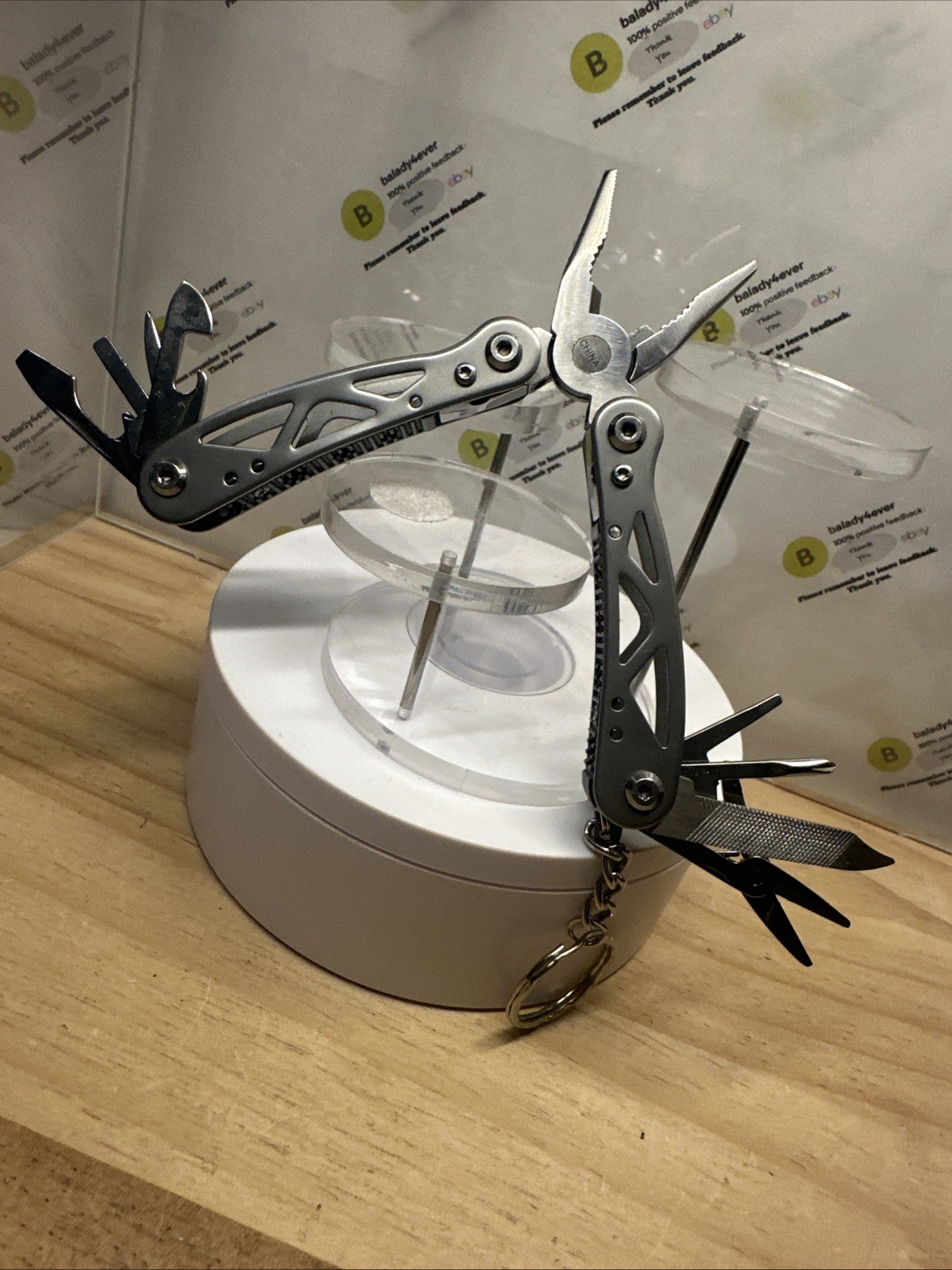 Sheffield 12-in-1 Mini Multitool Key Chain Folding Pocket
