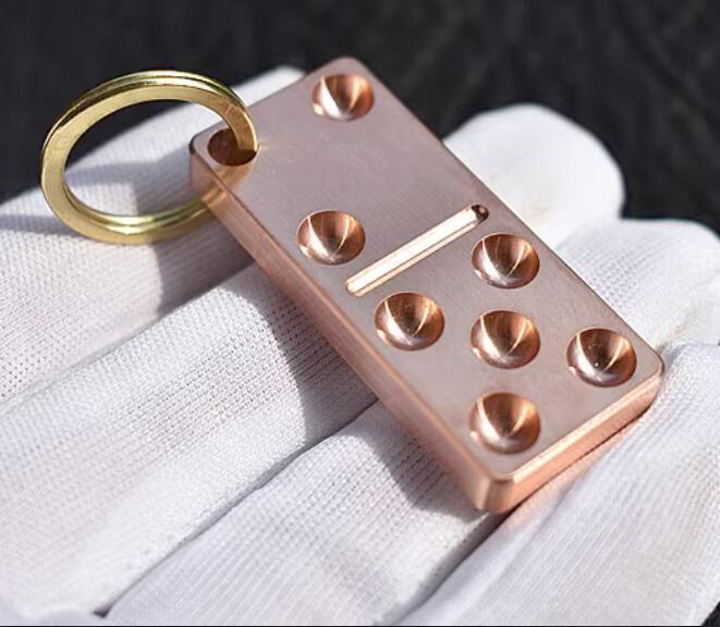 Brass/Copper Small Pendant EDC Portable Creative Chain Pendant Ornamen Adult Toy