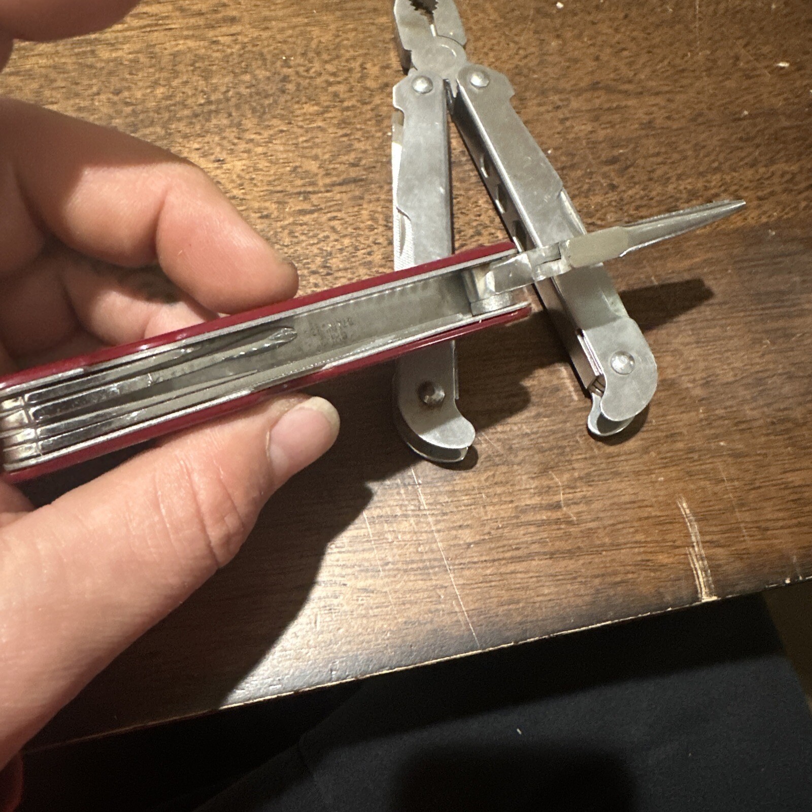 2x Multi-Tool Stainless Steel Handle See photos!