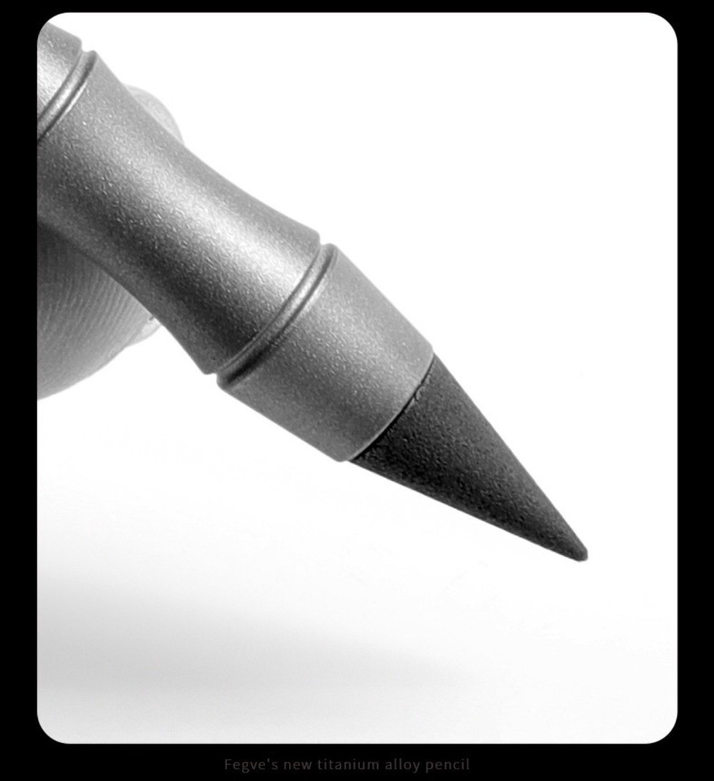 Titanium Alloy Pencil Eternal EDC Tool Pen Multi Functional Writing Gear