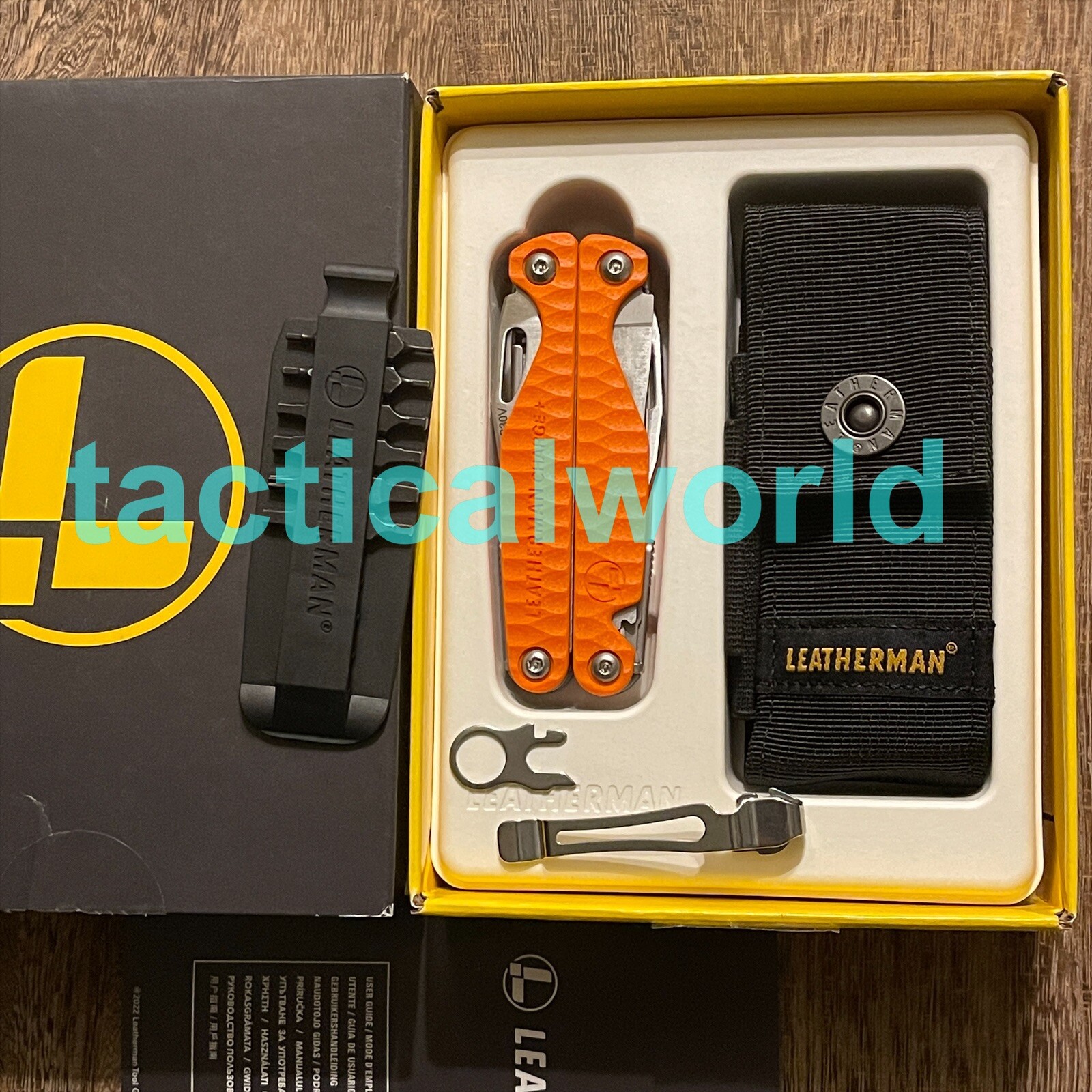 Leatherman Charge+ Plus G10 Orange Multitool. S30V. Carbon Fiber. Discontinued