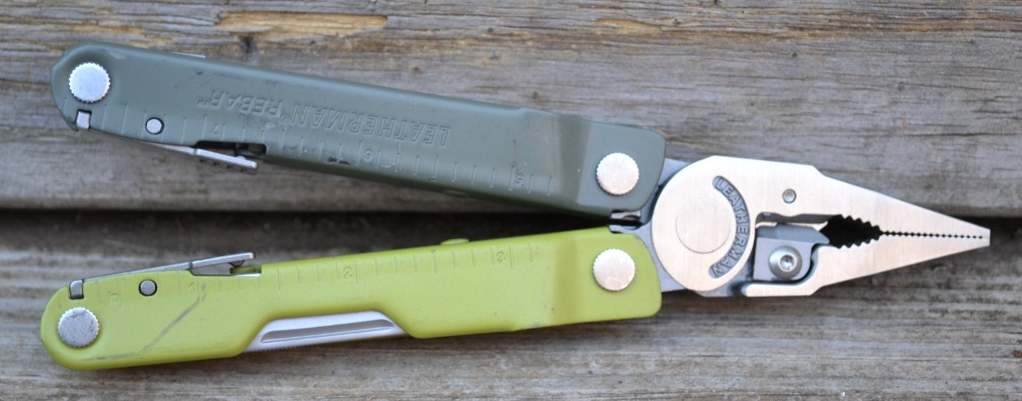 OEM Leatherman Rebar Mossy Slate Multi-Tool Knife Pliers & Other Tools — Great