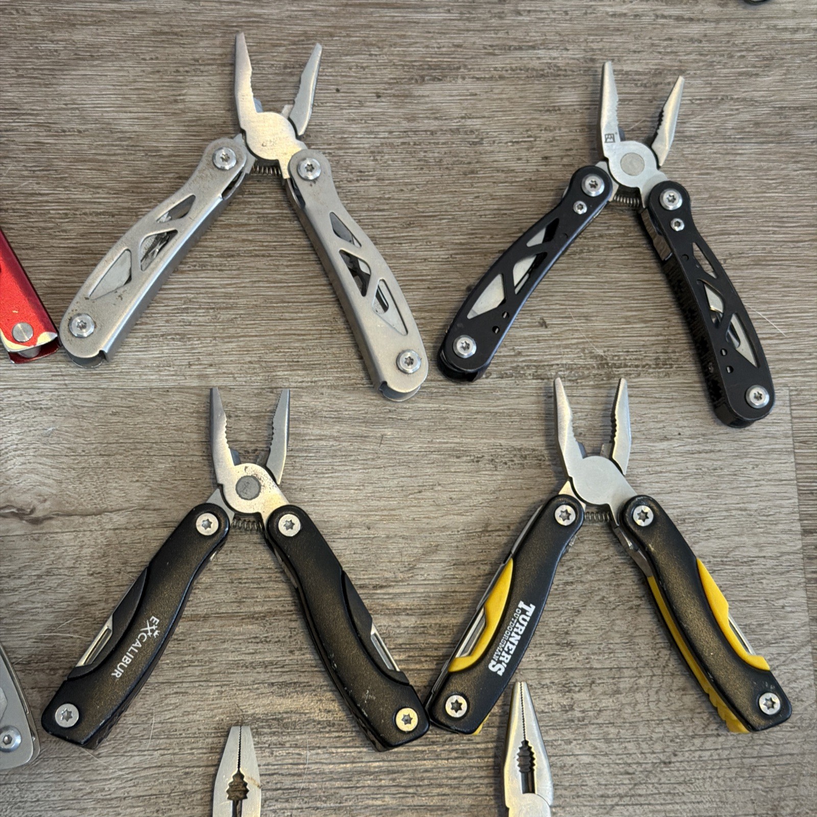 Lot Of 40 Multi Tools Pocket Knives Pliers Knife Tool Clean Outdoors Hunting