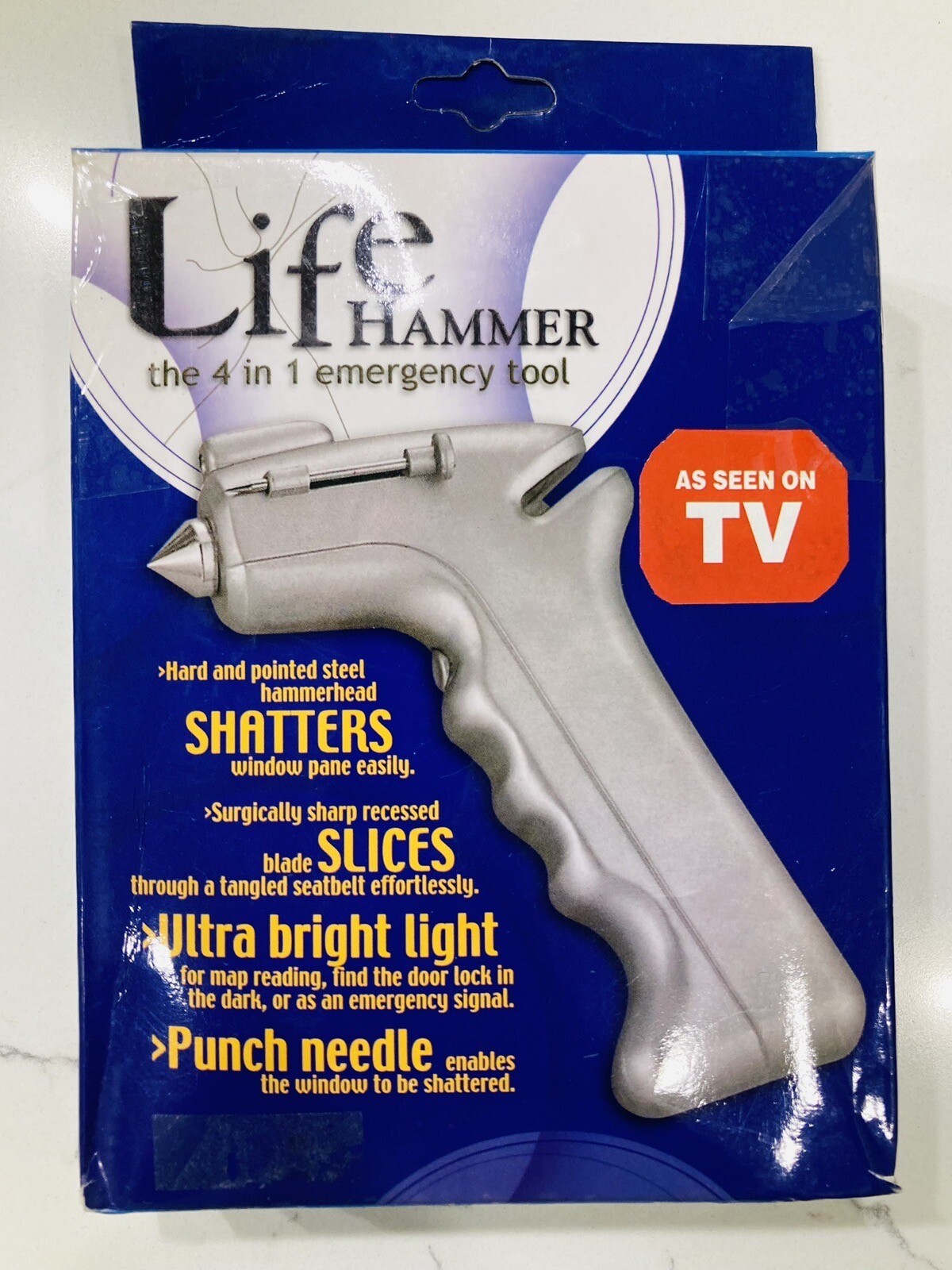 Life Hammer The 4 In 1 Emergency Tool – OPENED BOX