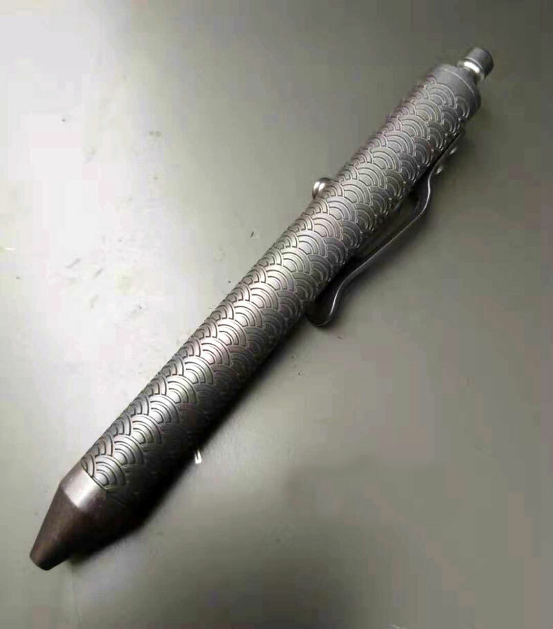 New Mini Titanium Alloy Pocket Ball Pen Outdoor EDC Pen Portable Stationery