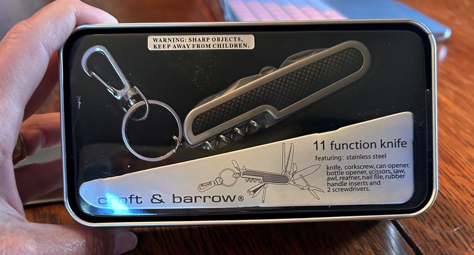 New Croft & Barrow Multi Function Knife – 11 Functions