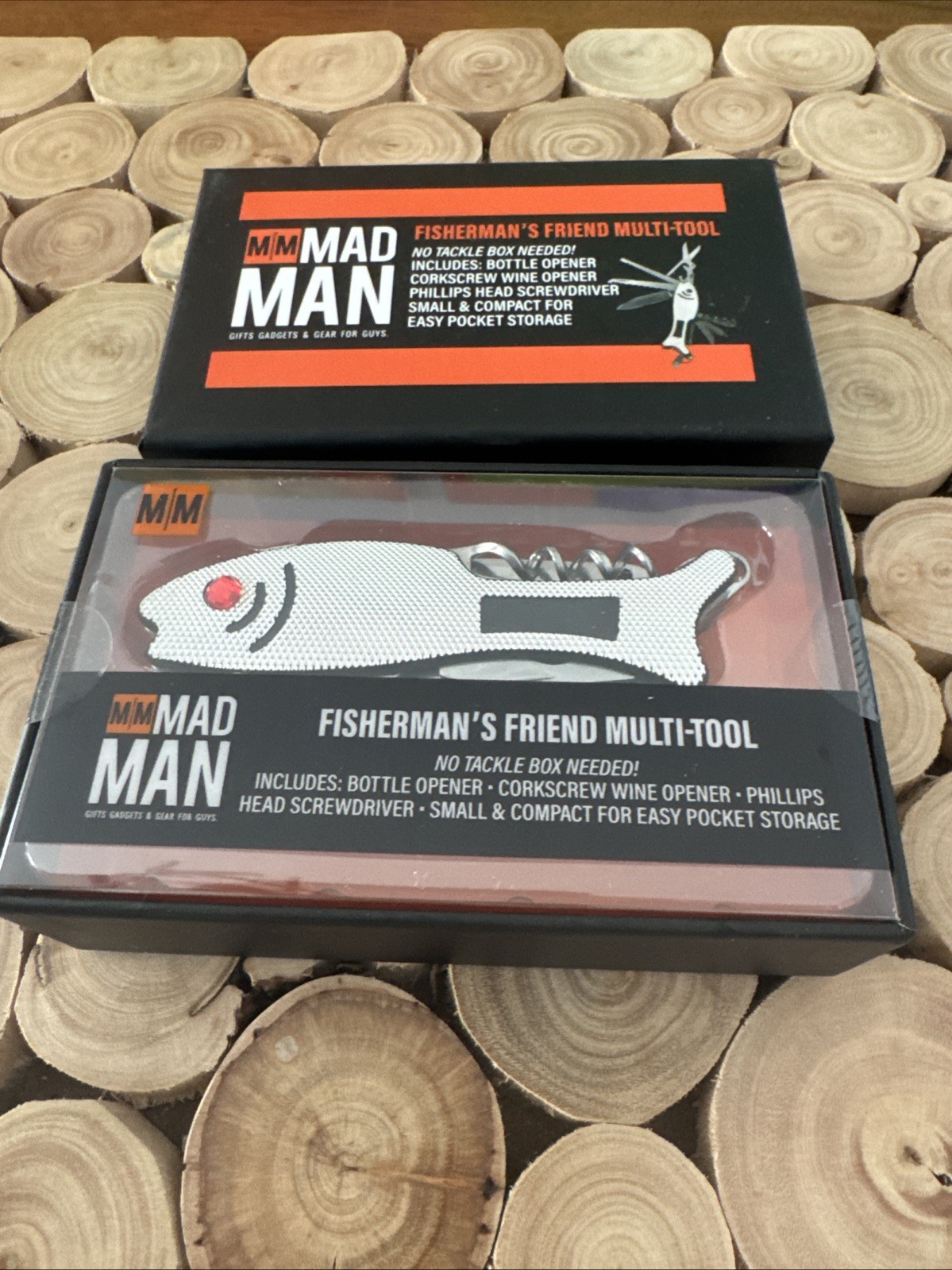 MAD MAN Fisherman’s Friend Multi-Function Pocket Tool Father’s Day Gift #7139-41