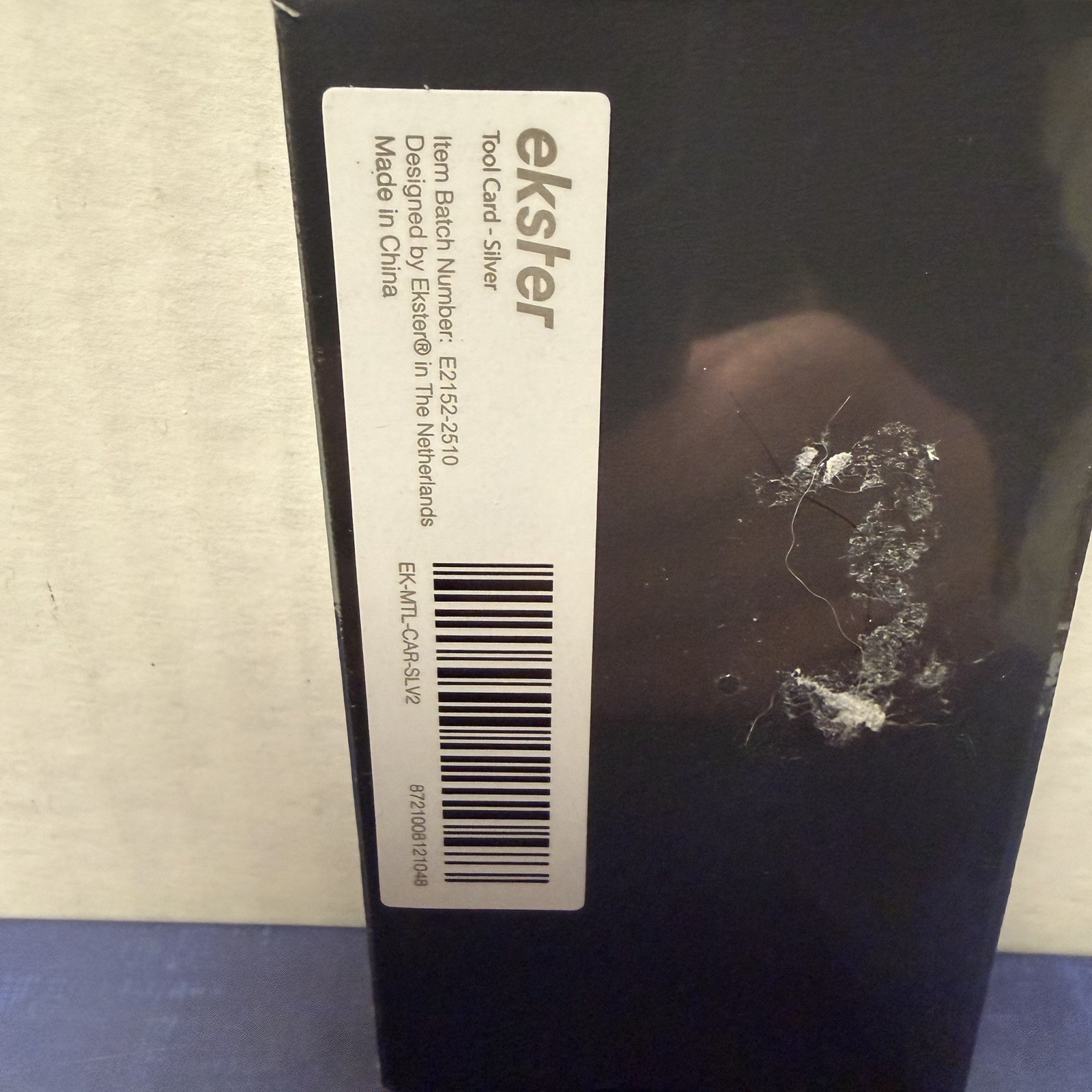 EKSTER WALLET TOOL CARD 8 IN 1 – 304 STAINLESS STEEL SILVER NEW SEALED