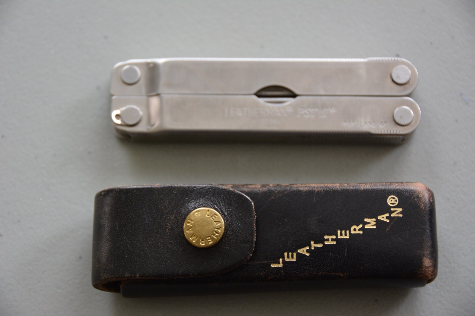 Vintage Original Leatherman Pocket Survival Tool PST ll Multi-Tool with Sheath