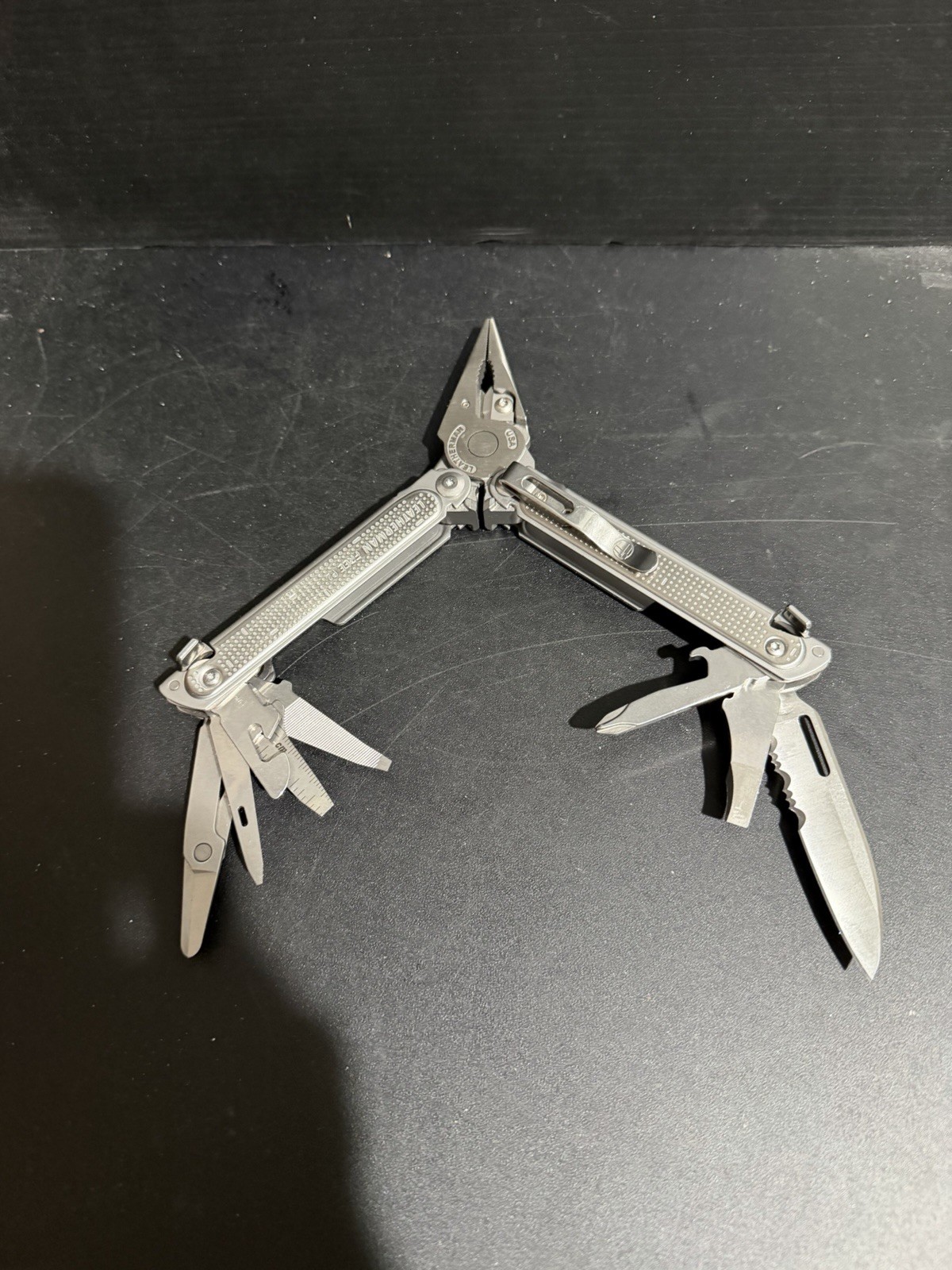 Discontinued New in box Leatherman FREE P2 Multitool 19 Stainless Steel One Hand