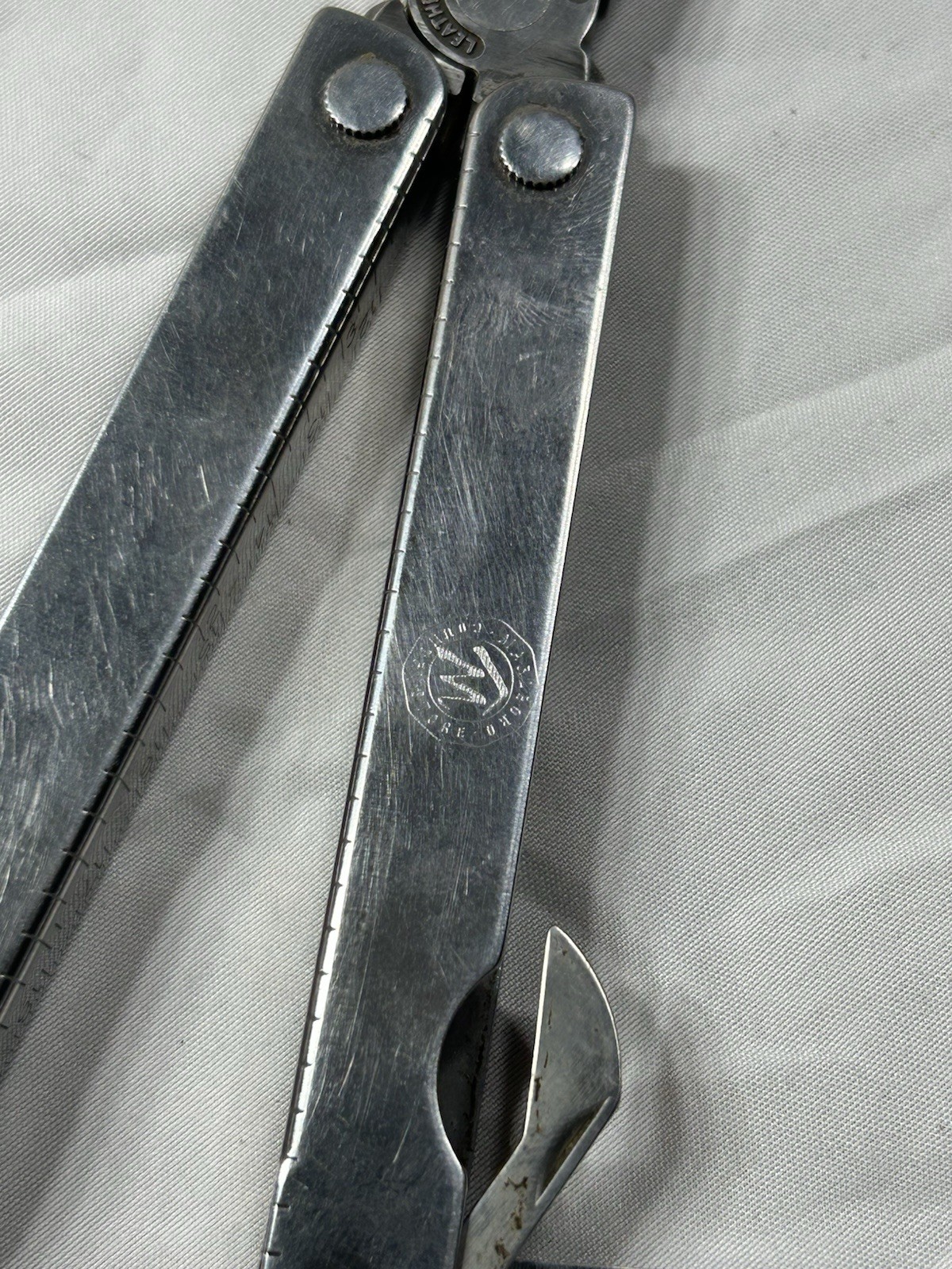 Leatherman Multi Tool With Leather Case VTG Original U.S.A. Read