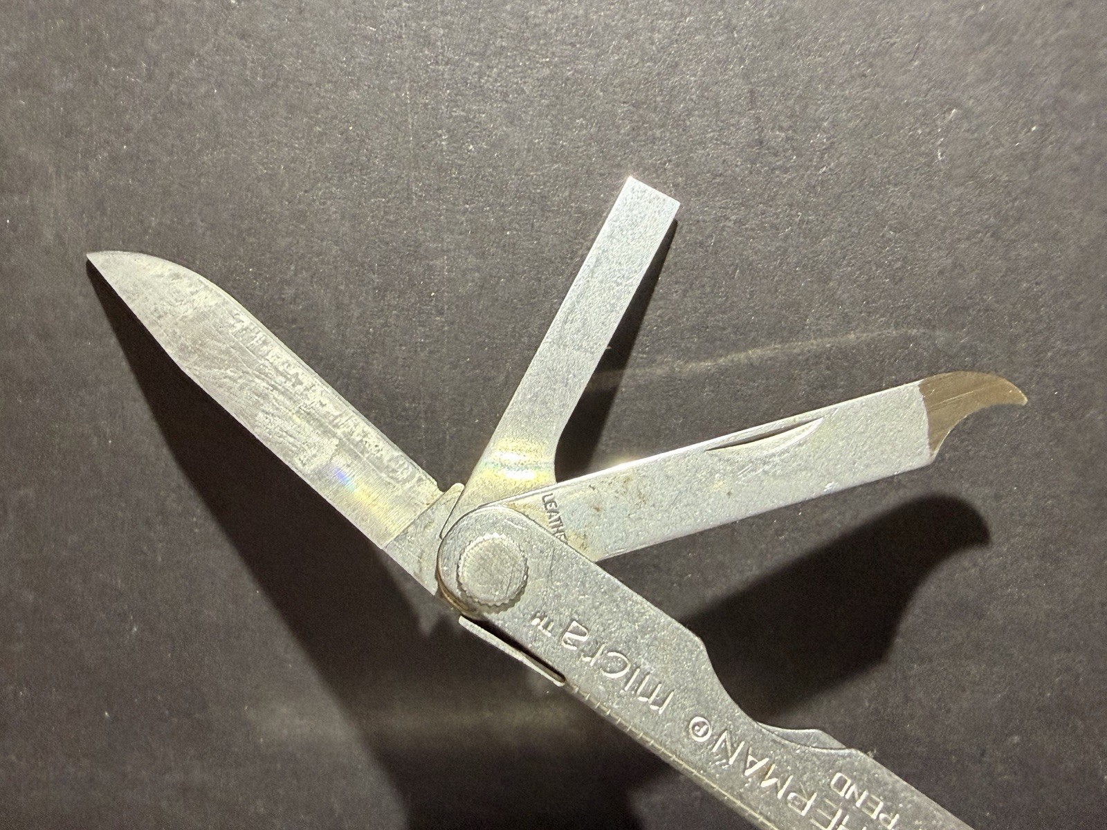 Leatherman Micra 10 in 1 Multitool Stainless Steel – Hiking Camping Fishing