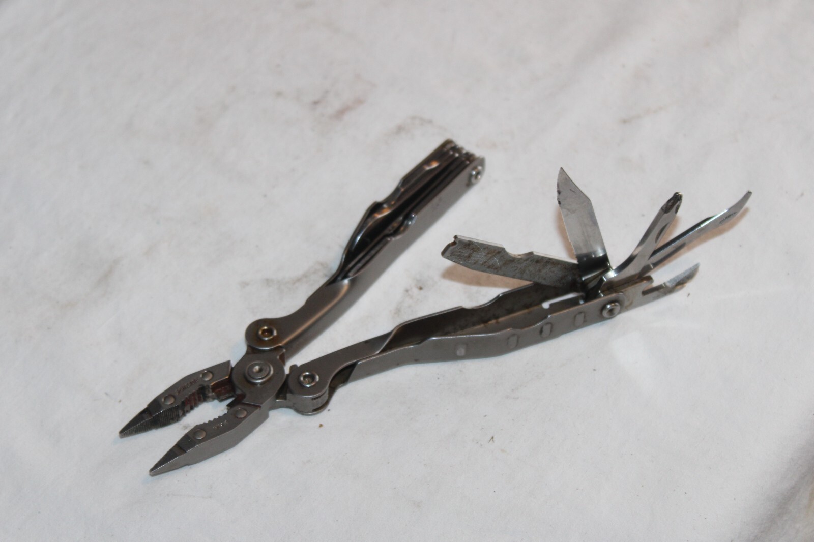 Schrade Tough Multi Tool Pliers 10 In 1 Original USA Knife File Camping Survival