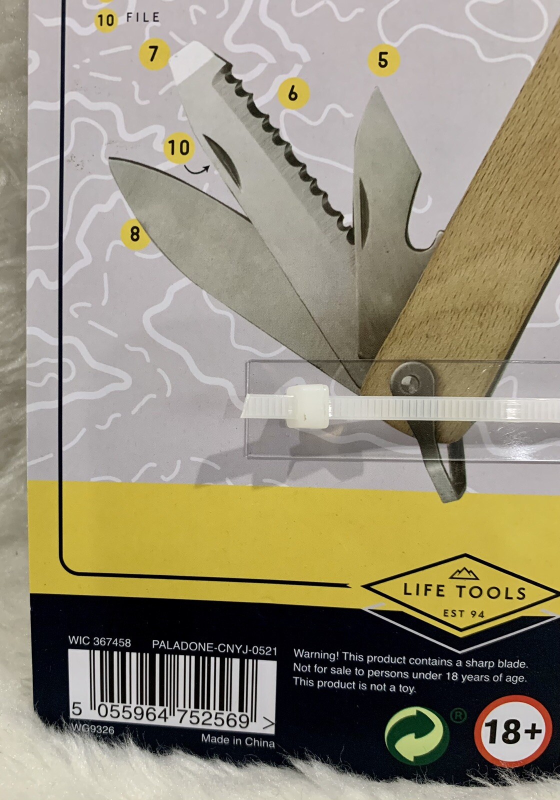 Multi Tool The Big Outdoors Hammer Can Opener Saw Pliers File 10 Tools In 1 New