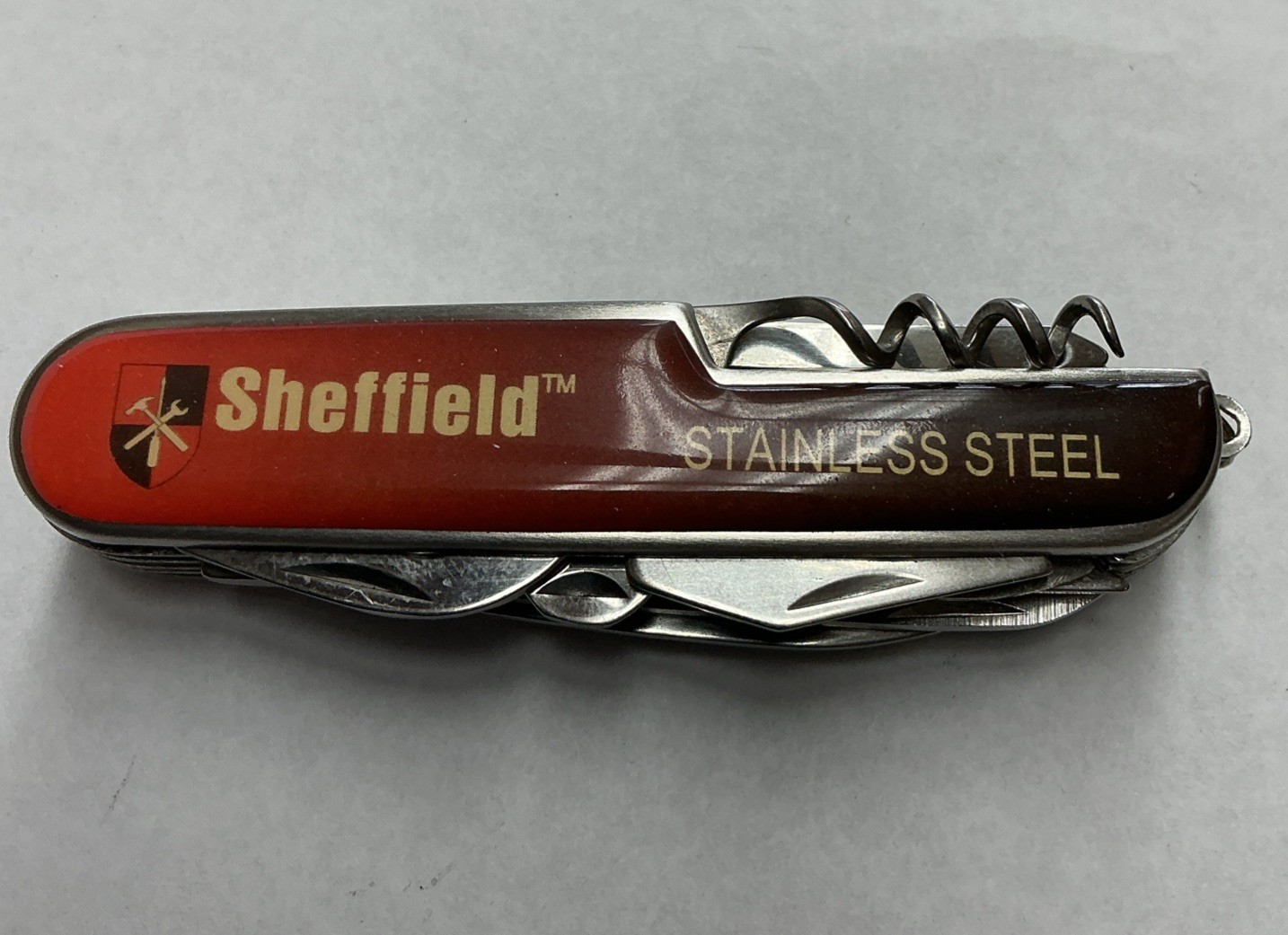 Sheffield 5 Piece Multi Function Knife Set. Flashlight Not Included.