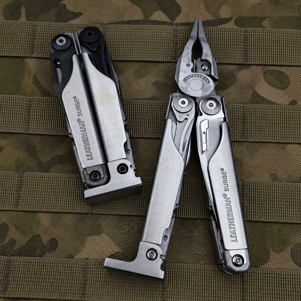 Stainless Stand Base for Leatherman Surge Tail Support Hammer Mod