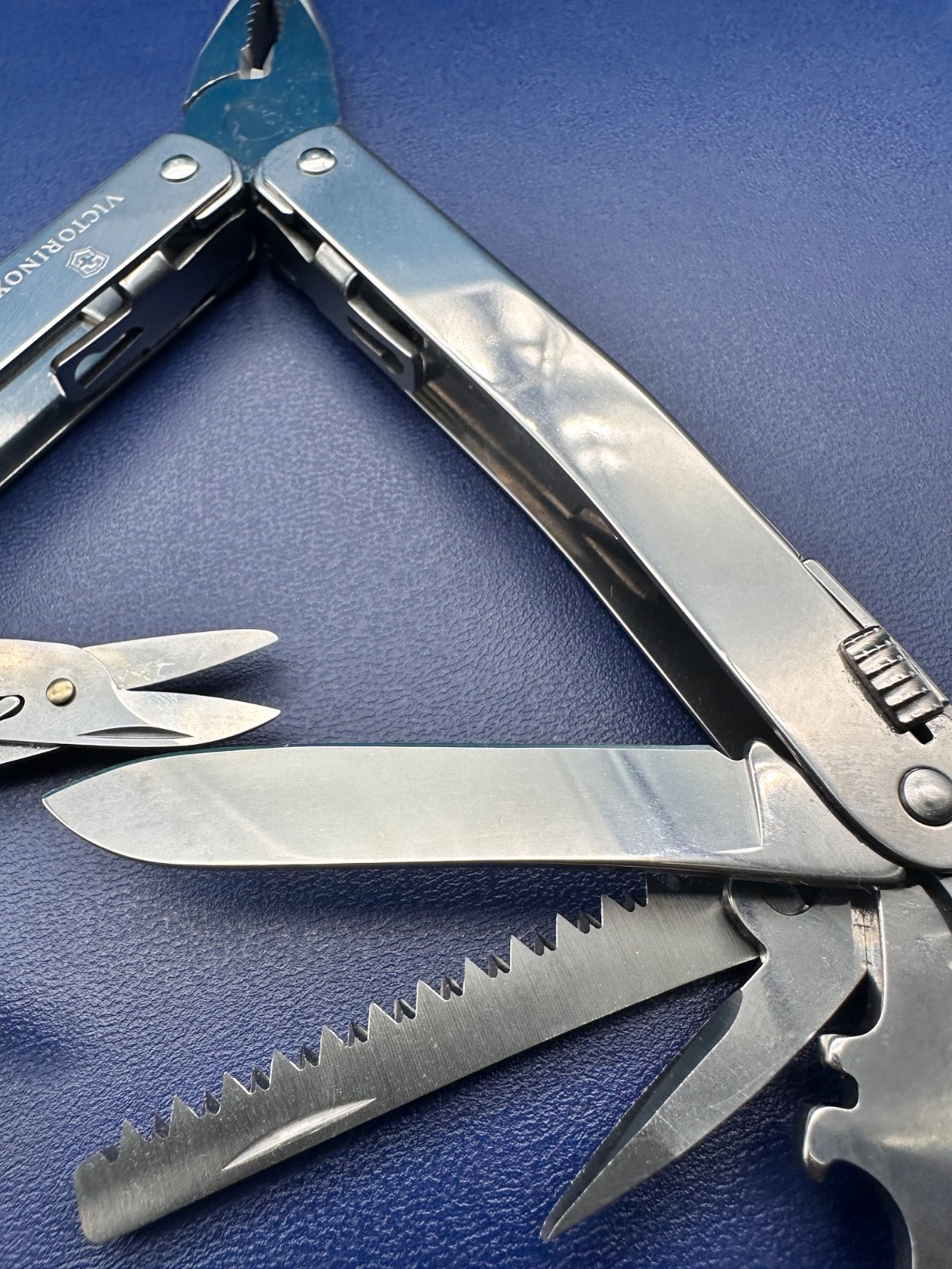 Victorinox Swiss Tool Spirit MX Multitool , Leder Etui , vintage