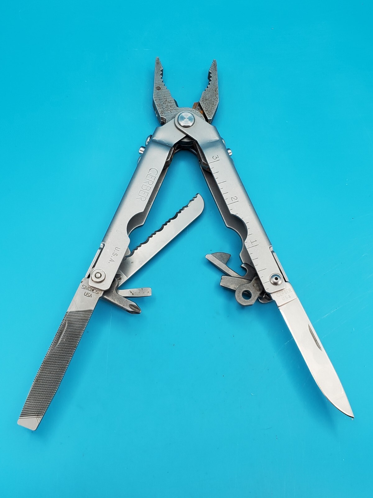 Gerber Vintage Stainless Steel Blunt Nose MP400 Multi-Tool Pliers!