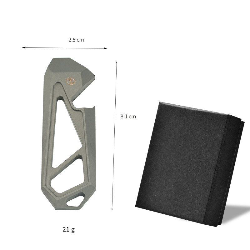 Titan Alloy Pocket Pry Bar Crowbar Portable Outdoor EDC Multi Tools