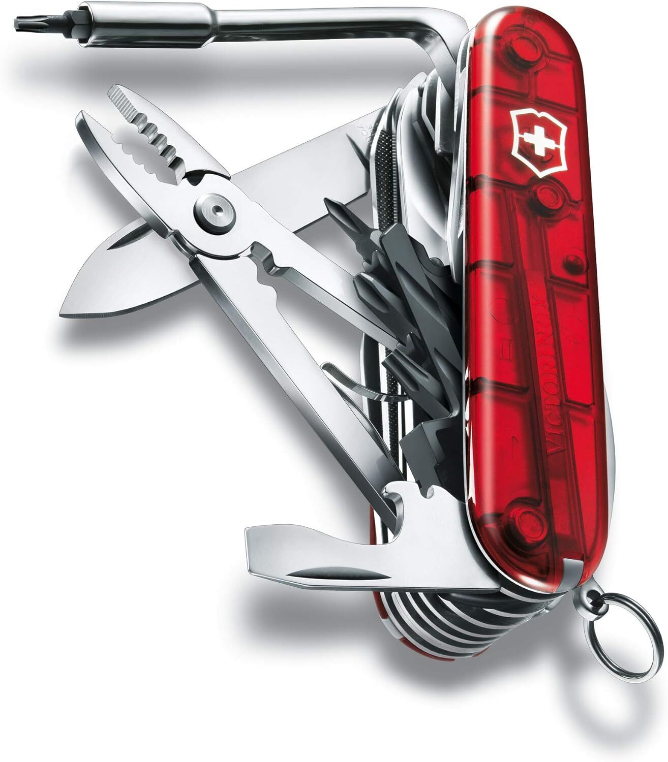 Victorinox Cybertool 34 Swiss Army Knife Translucent Red Multi-Tool New Japan