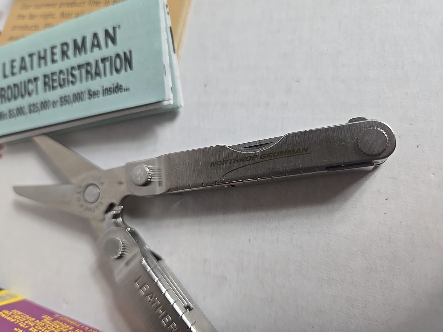 The Original Leatherman Micra Advertising Northrop Grumman Original Box, New
