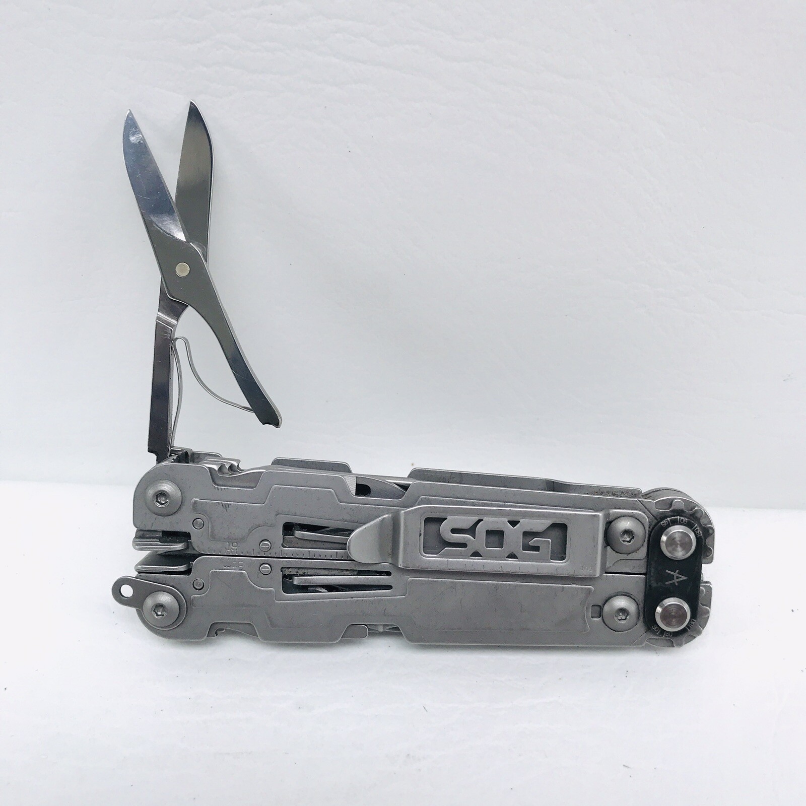 Custom SOG PowerAccess Multitool with Victorinox Swiss Army Scissors