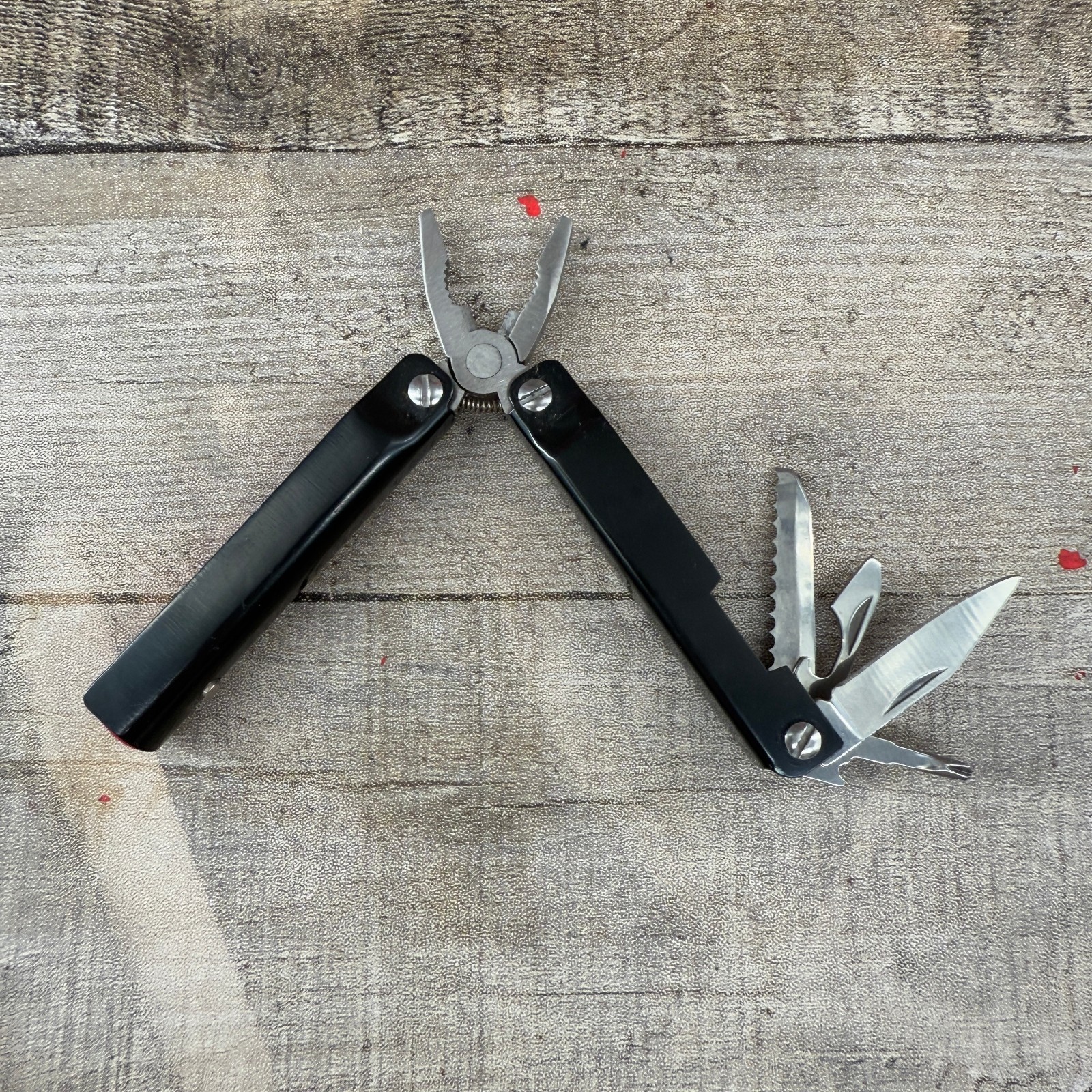 Vintage Multi-Tool Multiple Function Tool Pliers Knives Bottle Opener
