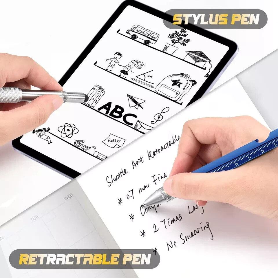 Stocking Stuffers For Men, 9 In 1 Multitool Pen Adults Gifts For Men, 3 Colors
