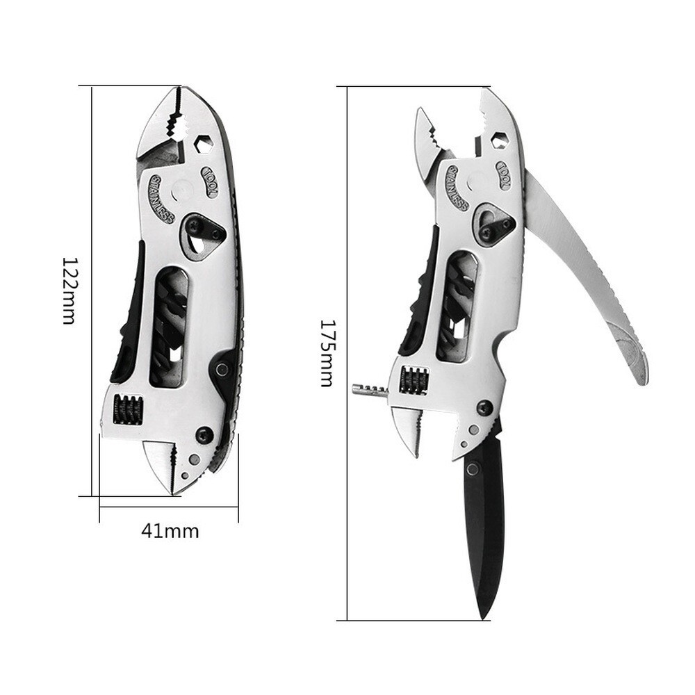 Folding Multi tool Knife Multipurpose Outdoor Pocket Pliers Multitool Camping
