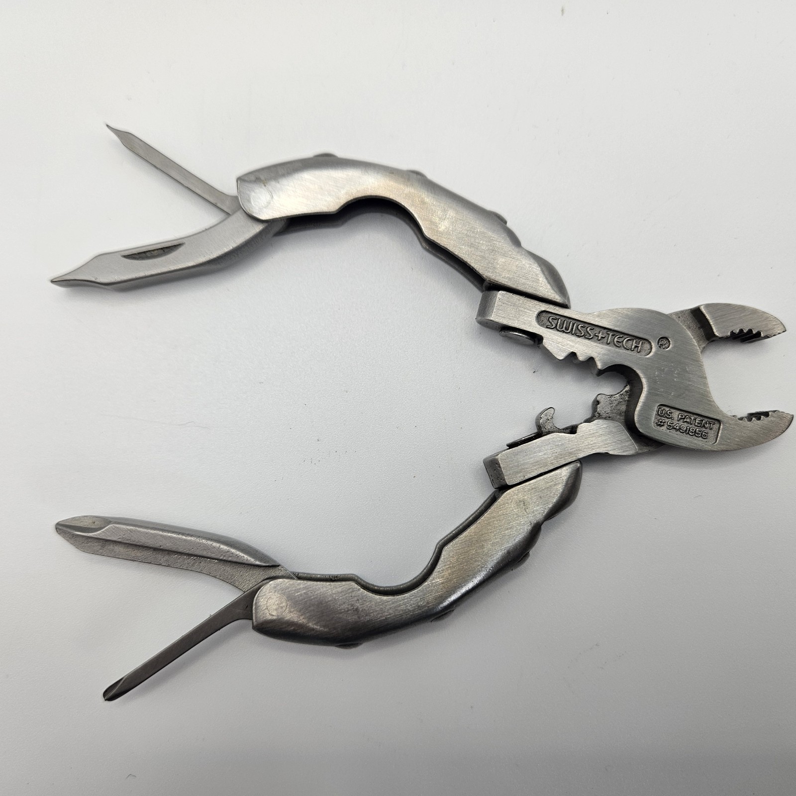 Vintage Swiss + Tech 9/1 Micro Plus EX Multi Tool Good Used Condition