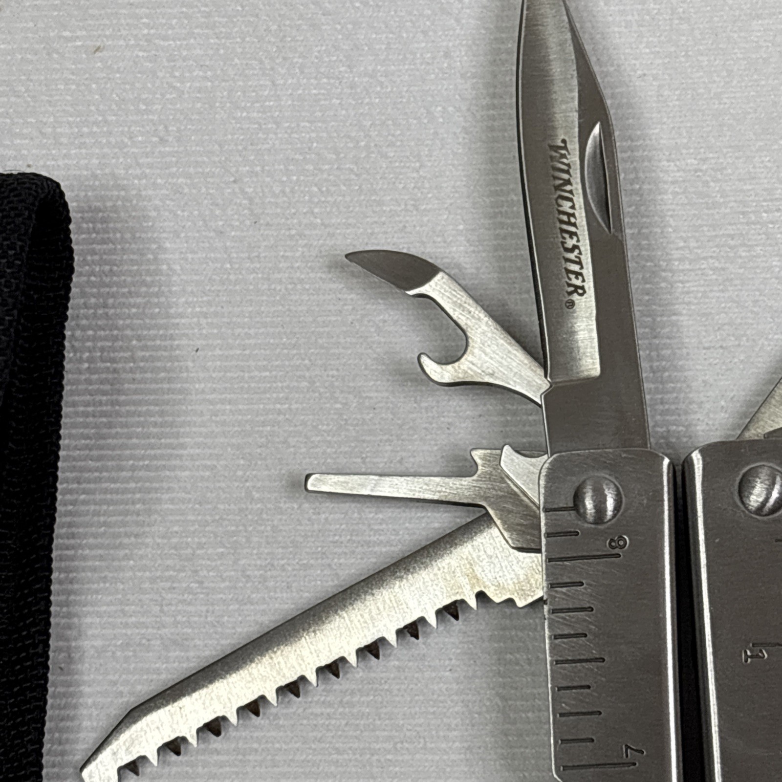 Winchester Stainless Steel Multi-Tool With Black Nylon Sheath Holster