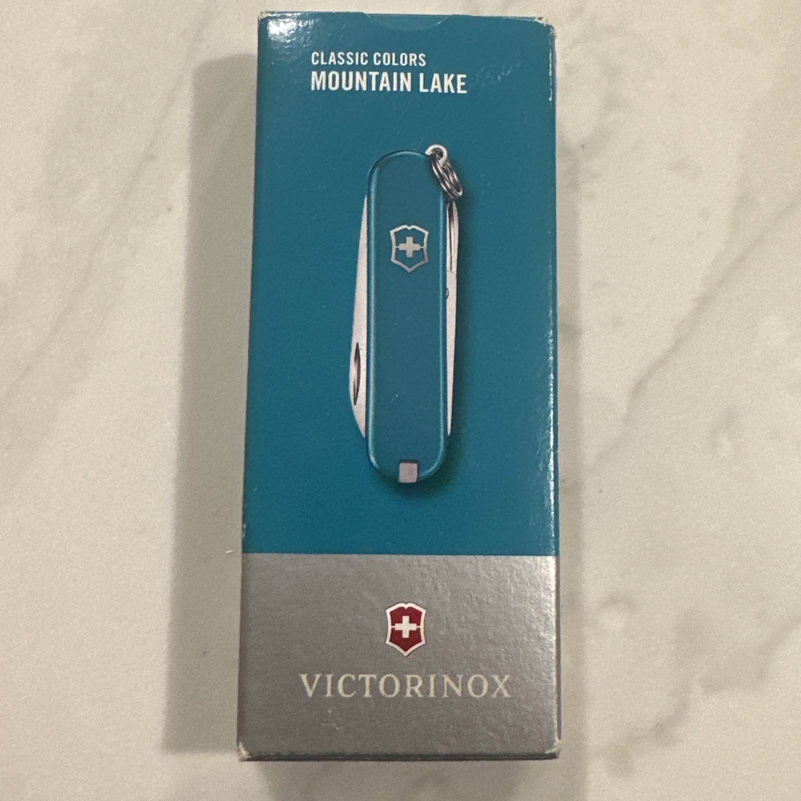 Victorinox Classic SD Traveler’s Factory Mountain Lake Knife – New
